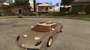 Spyker C12 Zagato para GTA San Andreas miniatura 1