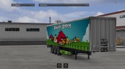 Angry Birds Trailer by LazyMods para Euro Truck Simulator 2 miniatura 2