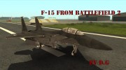 F-15 из Battlefield 2 para GTA San Andreas miniatura 1
