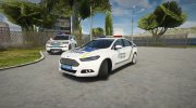 Ford Fusion Titanium Полиция Украины para GTA San Andreas miniatura 3