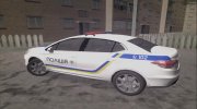 Citroen C 4 Lounge Национальная Полиция Украины для GTA San Andreas миниатюра 2