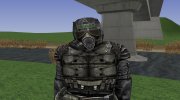 Член группировки Апокалипсис в бронекостюме «Булат» из S.T.A.L.K.E.R. v.2 для GTA San Andreas миниатюра 1