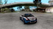 Mercedes-Benz SLR 722 SCPD для GTA San Andreas миниатюра 3