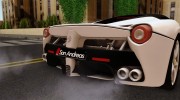 Ferrari LaFerrari 2015 para GTA San Andreas miniatura 5