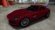 2010 Mercedes-Benz SLS AMG FBI для GTA San Andreas миниатюра 1