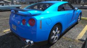 2010 Nissan GT-R SpecV 1.0 для GTA 5 миниатюра 4