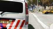 Mercedes Vito 115 CDI Dutch Police для GTA 4 миниатюра 13