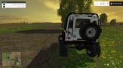 Land Rover Defender Dakar White v1.0 for Farming Simulator 2015 miniature 3