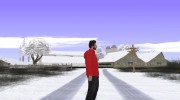 Skin GTA Online в красной куртке для GTA San Andreas миниатюра 3