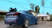 Lexus IS 350 для GTA San Andreas миниатюра 4
