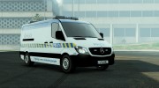 2014 Police Mercedes Sprinter for GTA 5 miniature 1