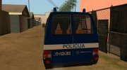 Volkswagen Transporter T4 Police (v.1) для GTA San Andreas миниатюра 2