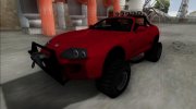 Toyota Supra Cabrio Off Road для GTA San Andreas миниатюра 3