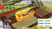 Парные лежачие позы Click couple poses for Sims 4 miniature 2