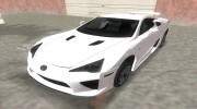 Lexus LFA для GTA Vice City миниатюра 2