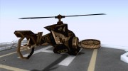 Вертолёт из игры TimeShift Черный для GTA San Andreas миниатюра 4