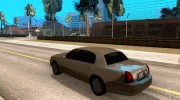 Lincoln Towncar Secret Service para GTA San Andreas miniatura 2