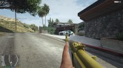 Golden AKS-47 for GTA 5 miniature 4