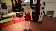 Helena Red Dress для GTA San Andreas миниатюра 3