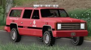 FBI Rancher - Metro Fire Battalion Chief 69 для GTA San Andreas миниатюра 5