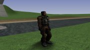 Член группировки Чёрные слизни из S.T.A.L.K.E.R. v.4 para GTA San Andreas miniatura 2