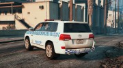Toyota Land Cruiser NSW Police for GTA 5 miniature 2