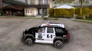 Jeep Grand Cherokee police K-9 para GTA San Andreas miniatura 2
