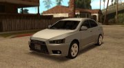 Mitsubishi Lancer 2.0 GT 2014 - Improved (Low Poly) for GTA San Andreas miniature 1