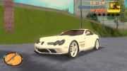 Mercedes-Benz SLR McLaren 722 Black Revel para GTA 3 miniatura 1