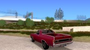 Chevrolet EL Camino SS для GTA San Andreas миниатюра 3