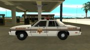 Ford LTD Crown Victoria 1991 Jefferson County Sheriff para GTA San Andreas miniatura 5