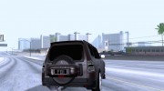 Mitsubishi Pajero FBI для GTA San Andreas миниатюра 3