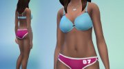 College Style Underwear for Sims 4 miniature 3