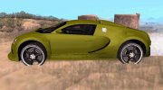 Bugatti Veyron 3B 16.4 for GTA San Andreas miniature 4