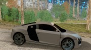 Audi R8 LeMans для GTA San Andreas миниатюра 5