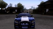 2015 Dodge charger police federal para GTA San Andreas miniatura 5