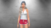 Hollister shorts for women for Sims 4 miniature 2