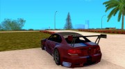 BMW M3 GT2 для GTA San Andreas миниатюра 3