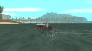 Надувная лодка Zodiac для GTA San Andreas миниатюра 3