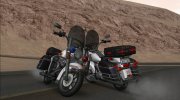 Harley Davidson FLH 1200 Police 1998 v1.1 (HQLM) для GTA San Andreas миниатюра 2