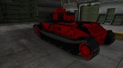 Черно-красные зоны пробития PzKpfw VI Tiger (P) для World Of Tanks миниатюра 3
