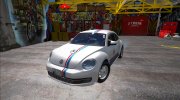 2013 Volkswagen Beetle Turbo - Herbie из фильма Сумасшедшие гонки para GTA San Andreas miniatura 2
