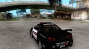 Nissan Skyline R34 Police for GTA San Andreas miniature 3