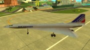 Concorde Air France para GTA San Andreas miniatura 2