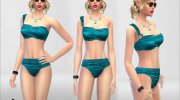Glam Bikini para Sims 4 miniatura 3