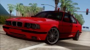BMW M5 E34 BUFG Edition (Full 3D) para GTA San Andreas miniatura 1
