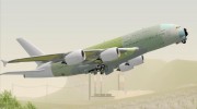 Airbus A380-800 F-WWDD Not Painted для GTA San Andreas миниатюра 5