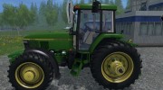 John Deere 7810 para Farming Simulator 2015 miniatura 4