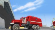 КрАЗ - 255 Б Кунг Пожарный для GTA San Andreas миниатюра 2