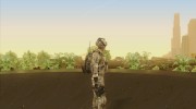 Ranger из Call Of Duty Ghosts para GTA San Andreas miniatura 4